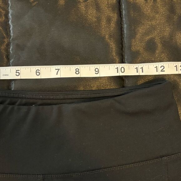 90 Degree by Reflex Black Mesh Athletic Leggings Size Small - Picture 8 of 10